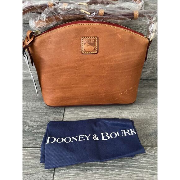 Dooney & Bourke Florentine Leather Suki Crossbody Natural Bag B000536 - Picture 2 of 7